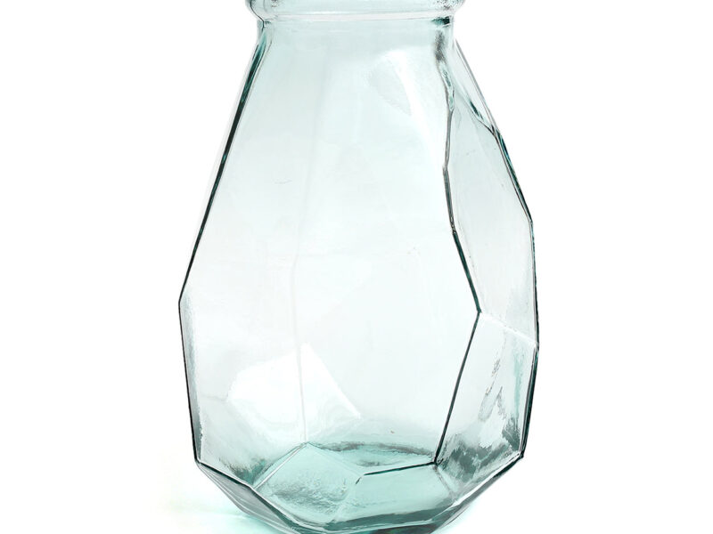 The Long Origami Vase, Blue